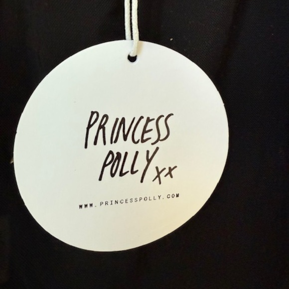 NWT Princess Polly Black Ruched Corset - Size 2 - Picture 3 of 5